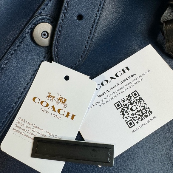 🥰 Coach Hitch Backpack Deep Blue - Picture 16 of 16